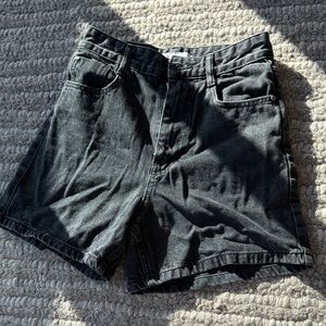 Zara Dark Gray Jean Shorts